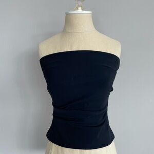 M2057 by Maria Pinto Black Strapless Top